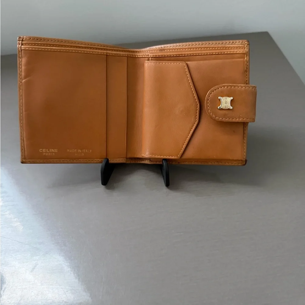 Celine Brown and Tan Wallet - Picture 3 of 12